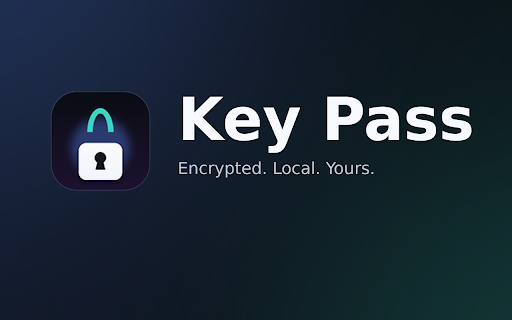 Key Pass — Password Manager :: 100% local, encrypted password vault, with automatic login/signup detection and optional autofill.