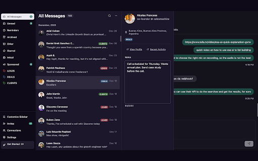 Linbox :: LinkedIn Inbox Reimagined - Organize your LinkedIn messages with elegance