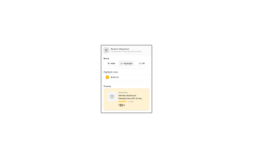 Amazon Desponsor :: Hide or highlight sponsored products in Amazon search results.