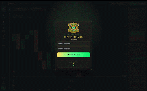 MafiaTrader Candle Structure — Licensed Dual Client :: MafiaTrader trading assistant with auto trade, Martingale, daily P/L safeguards, licence controls, and signal analysis.