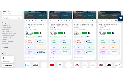 M3 Max ML :: Analise o Mercado Livre com score, visitas, catálogo e diagnóstico de busca. Overlays na grade e PDP para quem vende de verdade.
