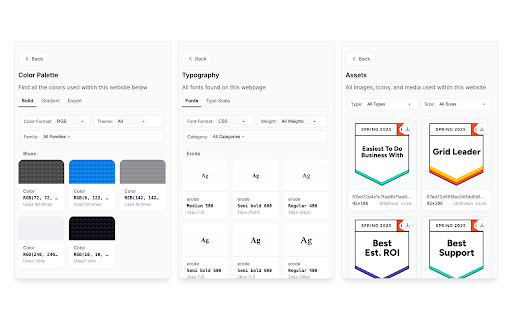 Components.lol :: Extract design tokens from any website