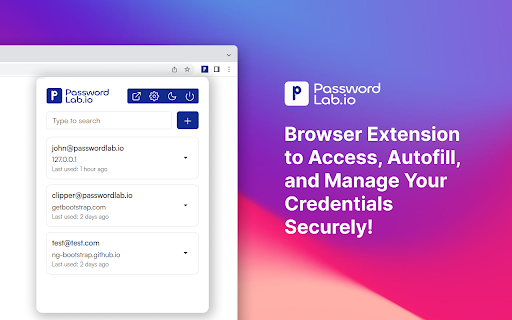 PasswordLab - Self-hosted password manager :: PasswordLab is a self-hosted password manager designed for businesses & enterprises. This browser extension is a part of our…