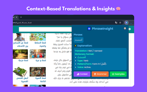 PhraseInsight: Expand Vocabulary While Reading :: Seamlessly learn languages for FREE by expanding vocabulary and understanding contextual meanings while reading on web.