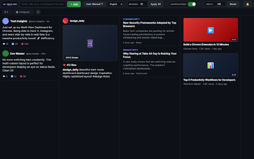 Multi-View Dashboard :: Elevate your productivity with the ultimate multi-window dashboard.