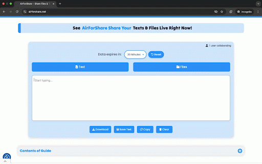 AirForShare - Share Files & Text Instantly, No Signup & Limits! :: Share text and files instantly across devices on the same Wi-Fi network, just like AirForShare.