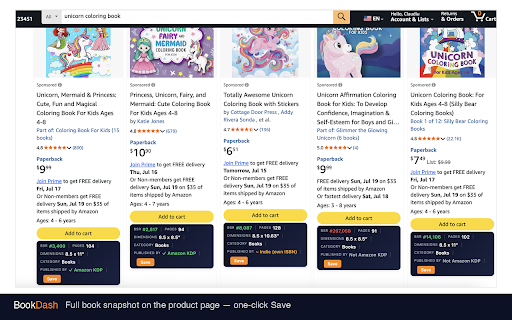 BookDash Extension :: BookDash browser extension — sign in with your BookDash account to research Amazon KDP right in your browser.