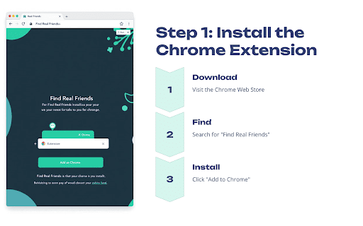 Find Real Friends :: Connect with people who share your intellectual interests based on your ChatGPT and web browsing patterns.