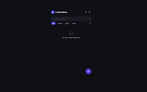 CredentialBase :: Zero-knowledge password manager