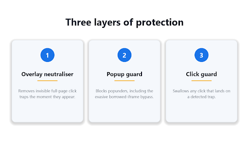Ads Jacker :: Stop popunder ads and clickjacking overlays that open when you click anywhere. Ads Jacker (aka Ads Buster / AdsBuster).