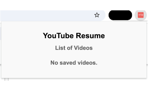 YouTube Resume :: YouTube Resume automatically saves your YouTube video's last-watched timestamp, along with the video’s URL and title.