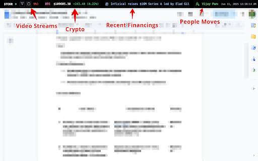 Sourcery - Startup & Technology Market Ticker :: Real-time private market data ticker for your browser