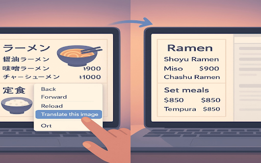 Image Translator Pro - Translate Images with AI :: Right-click any image to translate text instantly with AI. Supports 90+ languages, real-time translation, and download results.
