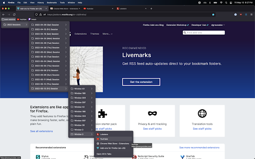 Bookmark Session :: Bookmarks your session