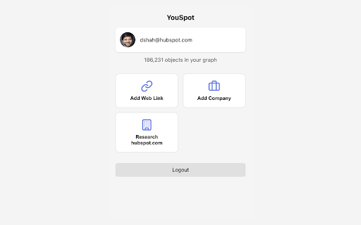 YouSpot :: Save the page you are on, and the LinkedIn profiles and posts you choose, into your own YouSpot Second Brain.