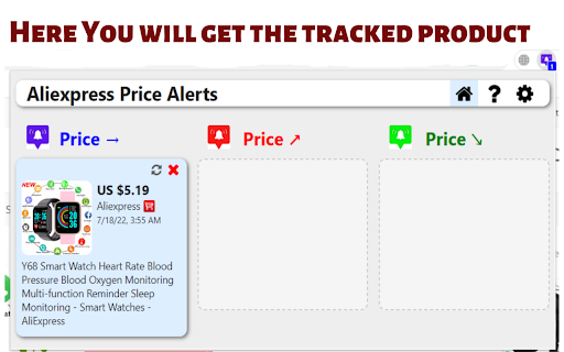 Aliexpress Price Tracker :: Price Tracker: don't miss any special offers of any selected product