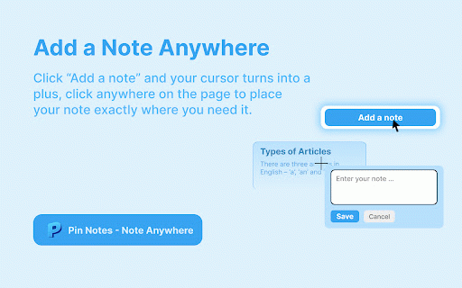 Pin Notes - Note Anywhere :: Leave sticky notes on specific elements of any webpage. Notes persist and are contextual.