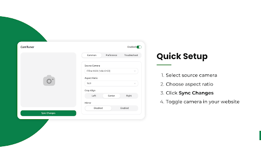 CamTuner :: Customize your webcam configuration.