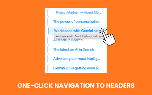 Easy Table of Contents :: Web sayfalarındaki başlıkları otomatik olarak tespit edip içindekiler tablosu oluşturan Chrome eklentisi.