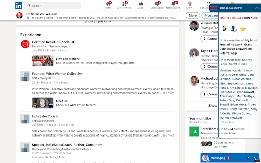 Bridge Collective :: Brings together your most trusted contacts from across your professional world and making warm introductions easy, seamless, & smart