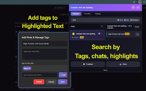 Snippet Highlighter For ChatGPT, Gemini, and Claude :: Enhanced note-taking and text highlighting for ChatGPT, Gemini, and Claude with cloud sync