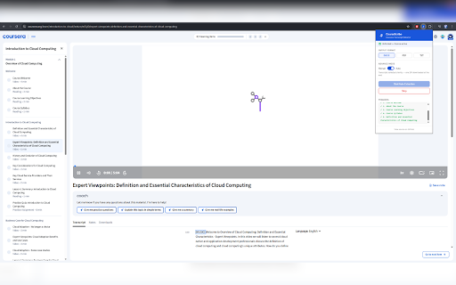 CourseScribe :: Automatically extract and save Coursera video transcripts as DOCX, PDF, or TXT files.