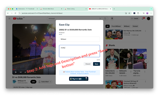 YouMark - YouTube Video Clip Saver & Bookmark Manager :: Save YouTube video clips with timestamps, tags & notes. Export to CSV/Excel. Perfect for creators & researchers.