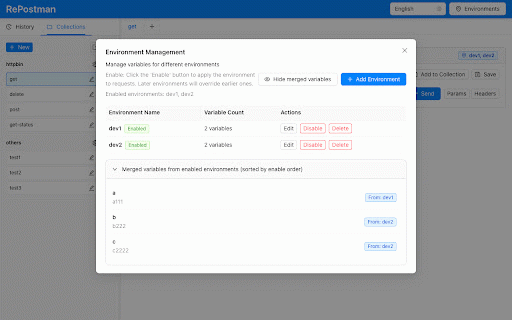 RePostman :: A Postman-like Chrome extension for API testing and debugging