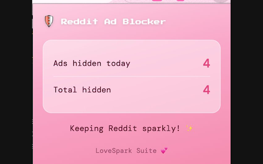 LoveSpark Reddit Ad Blocker :: Hides promoted posts on Reddit. No tracking, no data collection, just clean feeds.