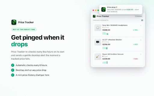 Price Tracker — Smart Price Monitoring :: Track prices on popular shopping sites. Get instant alerts when prices drop. Never overpay again.