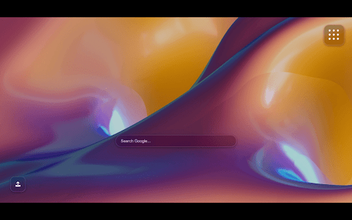Glass newtab :: Custom newtab with glass design with custom background and search functionality