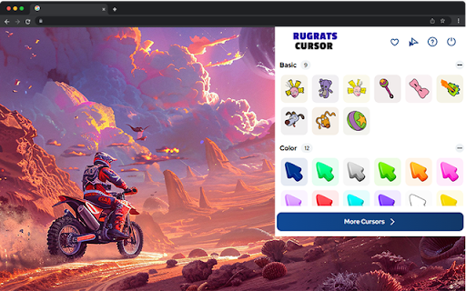 Rugrats Cursor - 90s Cartoon Cursor for Chrome :: Crawl the web with Rugrats cursors. Perfect for fans of Tommy, Reptar & nostalgic Nickelodeon adventures!