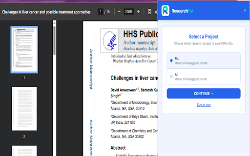 ResearchPal :: Save, scan, and manage research PDFs directly into your ResearchPal library.