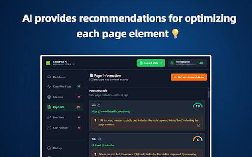SalesPilot AI - SEO & UX Analysis :: AI-powered SEO & UX optimization for online stores. Analyze Core Web Vitals and boost your site performance.