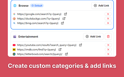 Multi Search Boost: Search Across Sites :: Search across multiple websites, right from the address bar.