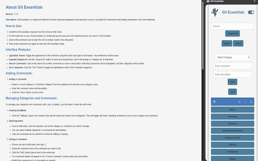 Git Essentials :: Quick access to essential Git commands.