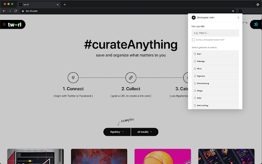 tw-rl :: This extension saves URLs to tw-rl.com