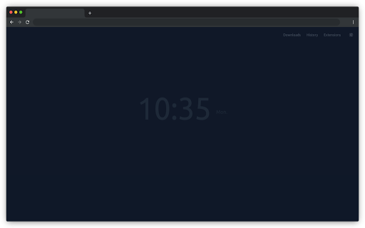 Clean New Tab :: New Tab with a minimalist interface