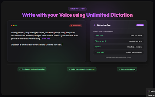 ZenithNexus - PDF Text to Speech (TTS) & Dictation (STT) :: Read PDFs aloud (TTS) and dictate text with smart voice formatting (STT) 100% locally. The ultimate accessibility Chrome tool.