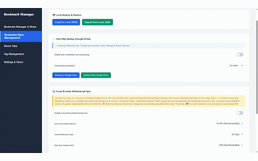 Bookmark Manager :: A powerful cross-browser bookmark manager with Google Drive sync.