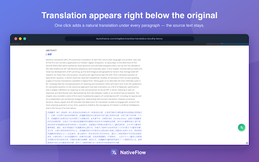 NativeRead - AI Translator :: Translate web pages naturally with context-aware, culturally adapted translations