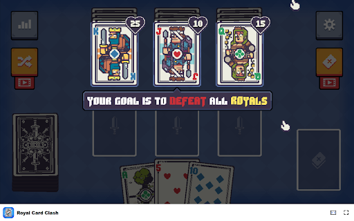 Royal Card Clash - Strategically play cards to defeat the royals! :: Challenge royal cards in this offline card game with fun twists and strategic gameplay!