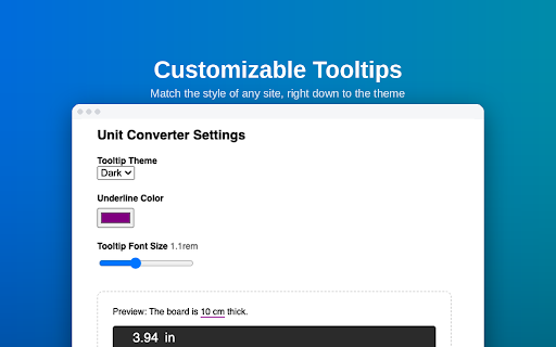 Universal Unit Converter :: Converts units on webpages and provides a popup converter.