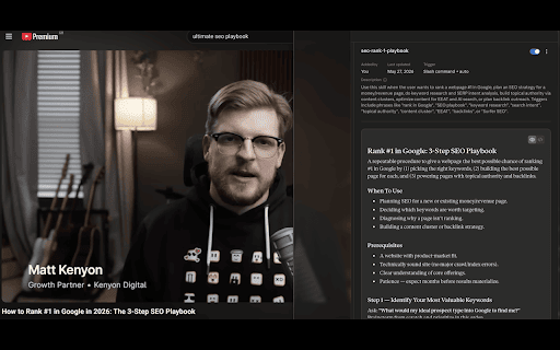 Tube2Skill — YouTube to Claude Skill Converter :: Convert any YouTube video into a Claude skill — one click to extract, generate, and download.