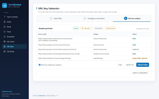 Daily Toolbox :: Ten everyday tools for text, notes, emoji, timing, passwords, image metadata, HTTP diagnostics, URL keys, and validated QR codes.