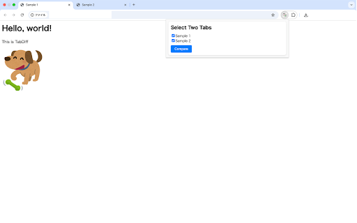 TabDiff :: Compare differences between two tabs