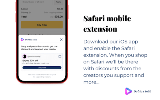 Do Me A Solid :: DMS finds you the best online shopping deals globally from your favorite content creators.