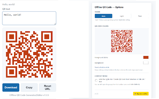 Offline QR Code Generator/Editor :: Offline QR Code Generator/Editor (URL and Text)