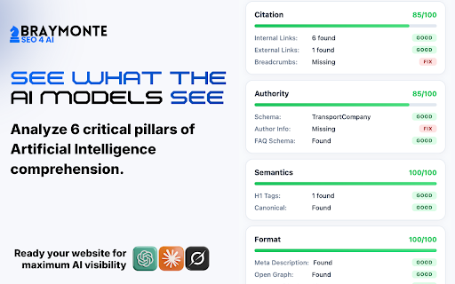 GEO/AEO Readiness Check :: Instantly audit any webpage for AI Search Engine Optimization (GEO) and Answer Engine Optimization (AEO) readiness.