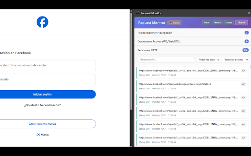 Request Monitor :: Monitorea requests, conexiones activas y redirecciones en tiempo real